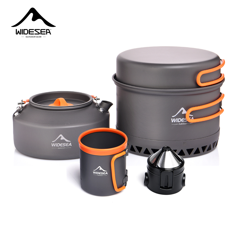 Camping Cooking Survival - Vajilla para acampar, juego de utensilios