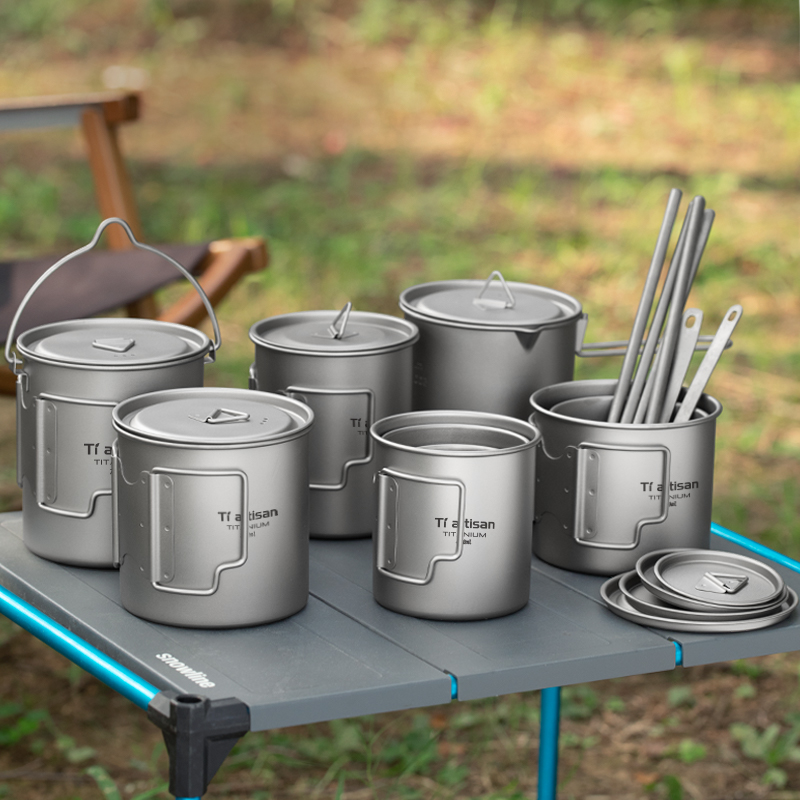 Camping Cooking Mug - Tiartisan-taza de té y café portátil,
