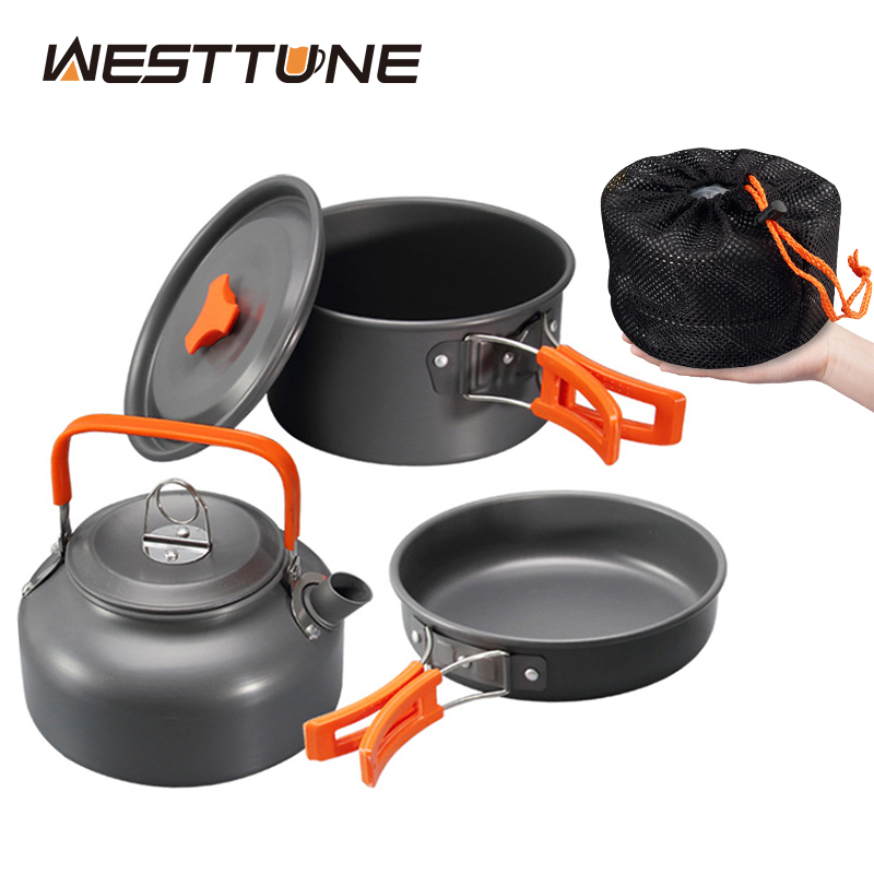 Camping Cooking Survival - WESTTUNE-Kit de utensilios de cocina para