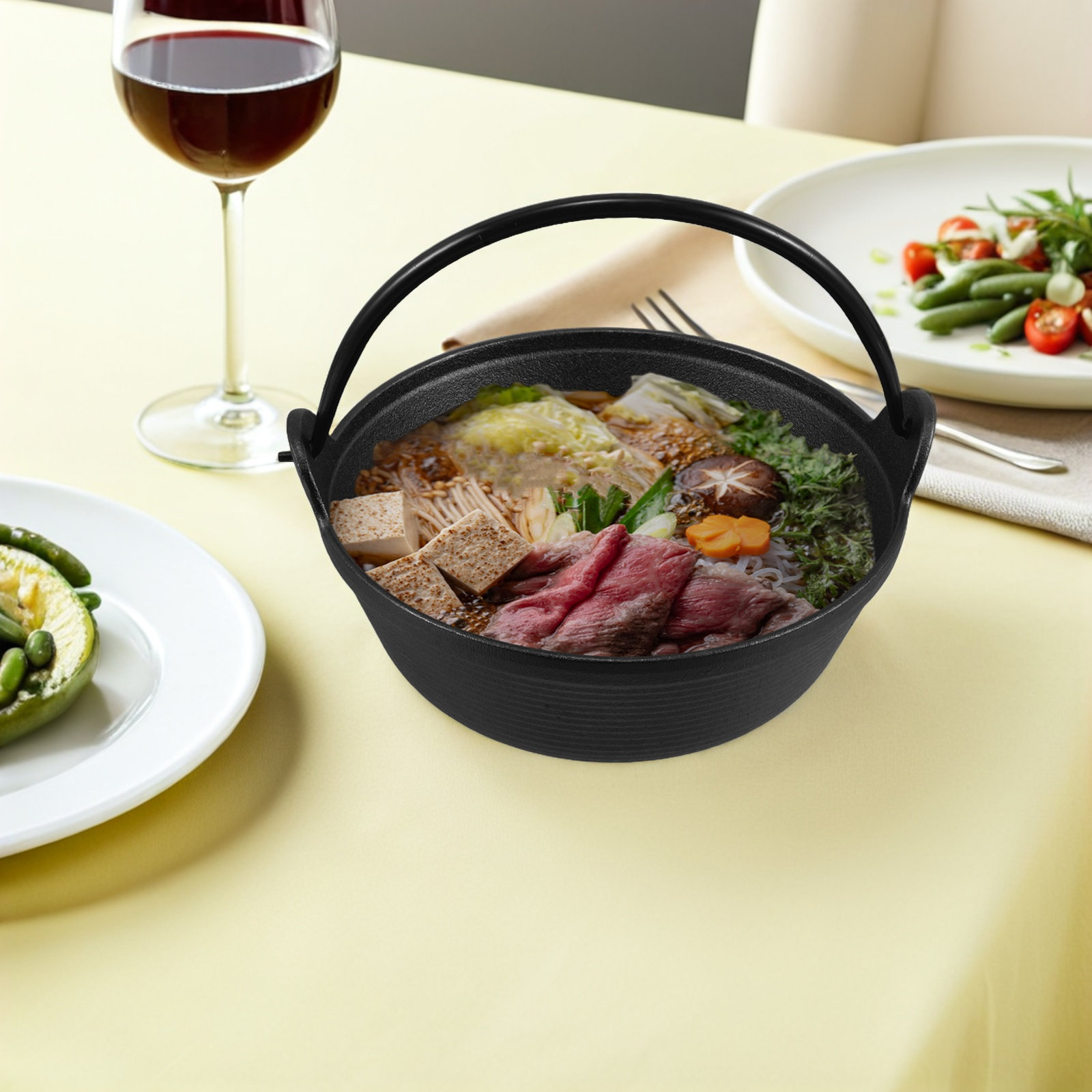 Olla de hierro fundido japones - Camping Cooking Essentials reseña y precio