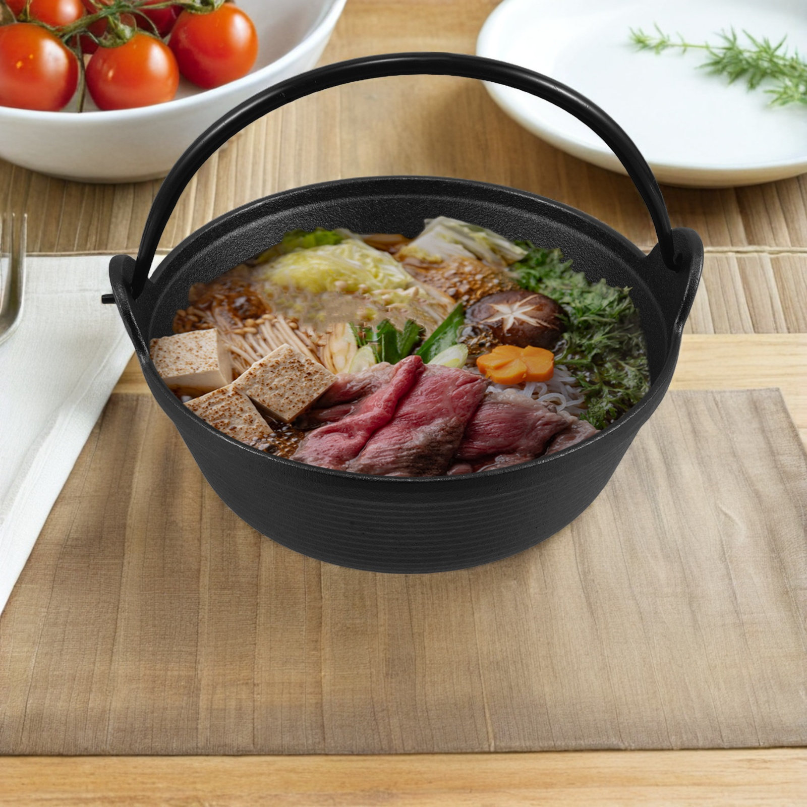 Olla de hierro fundido japones - Camping Cooking Essentials reseña y precio