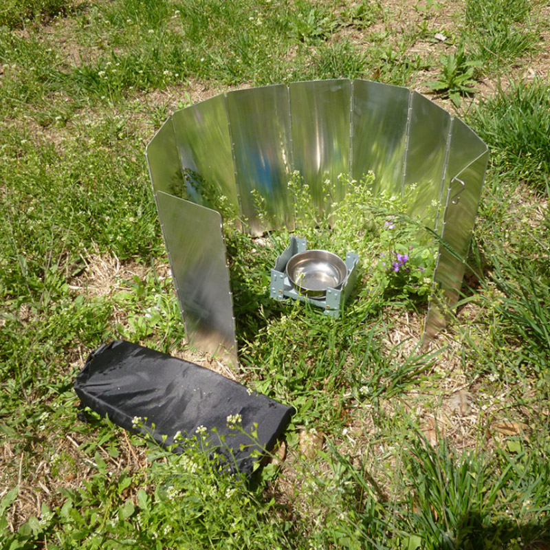 Protector contra el viento par - Camping Cooking Plate reseña y precio