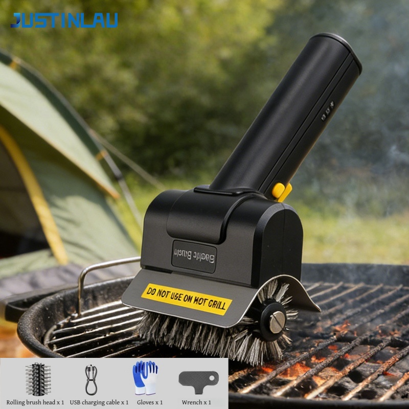 JUSTINLAU Cepillo eléctrico pa - Camping Cooking Griddle reseña y precio