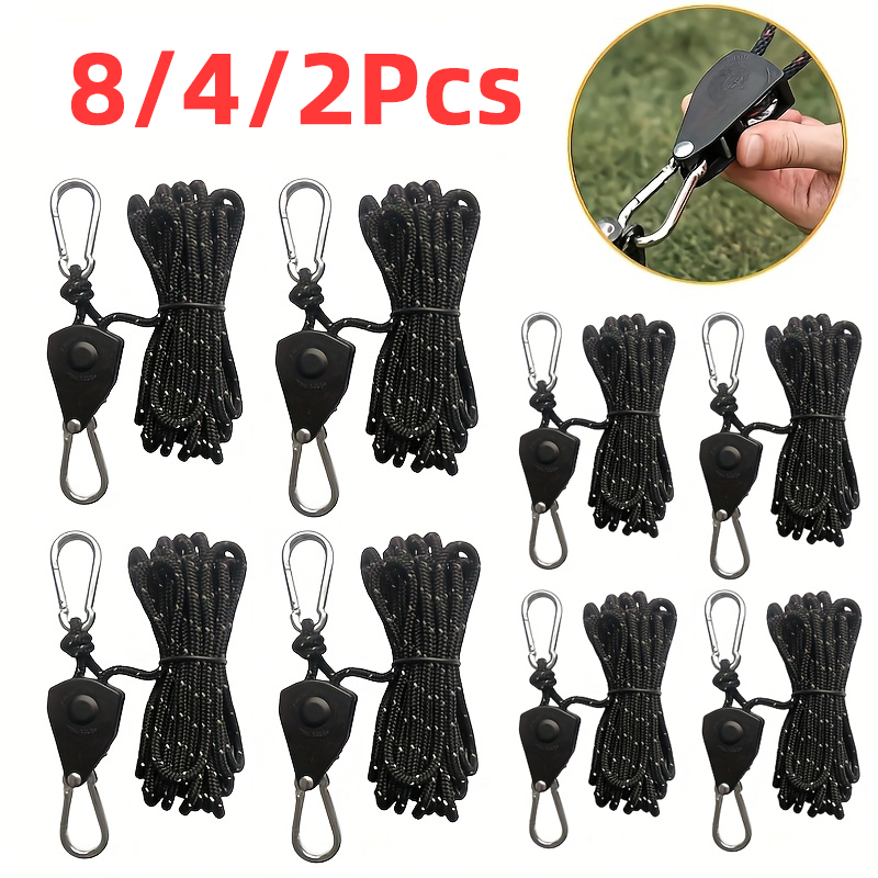Tendedero de cuerda para tiend - Camping Cooking Hanger reseña y precio