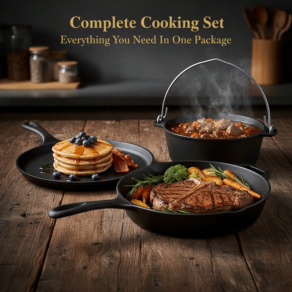 PACILACK Juego de Ollas y Sart - Camping Cooking Essentials reseña y precio