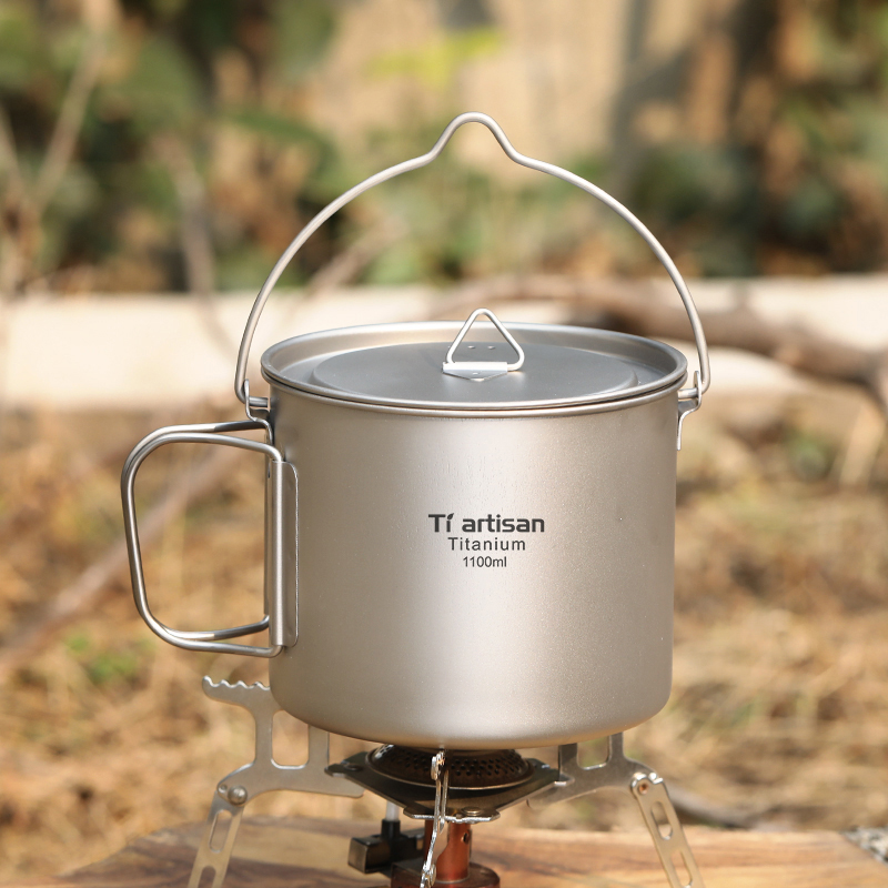 Tiartisan - Juego de ollas de  - Camping Cooking Mug reseña y precio