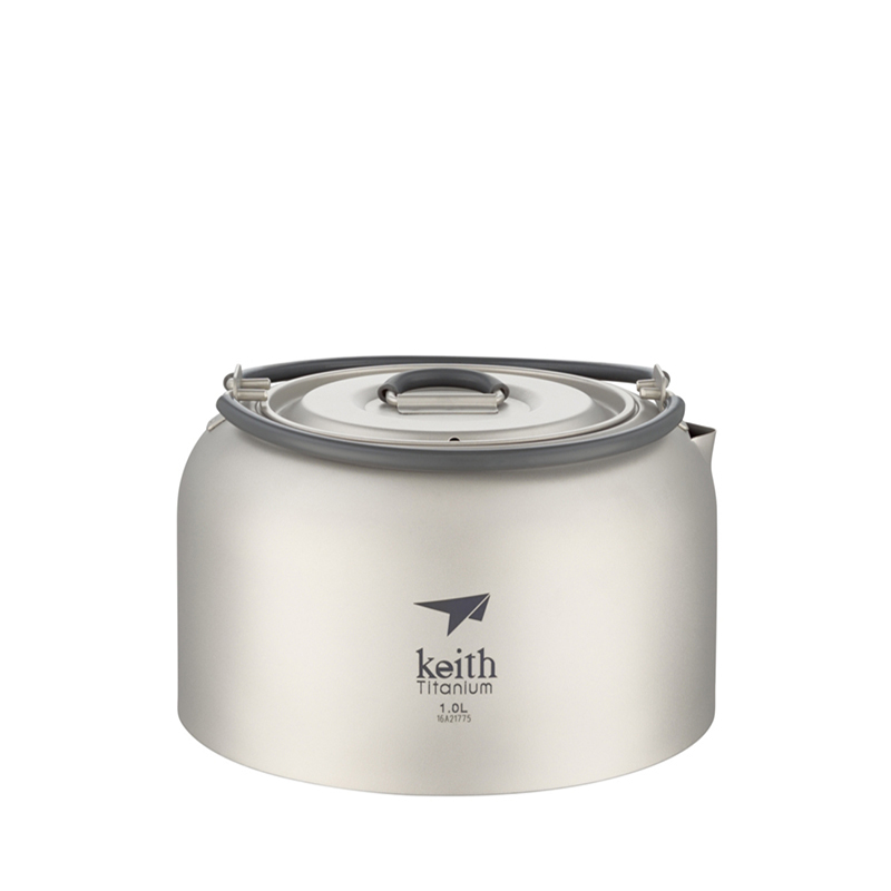 Keith Titanium Kettle 1L, cubi - Camping Cooking Utensils Kit reseña y precio