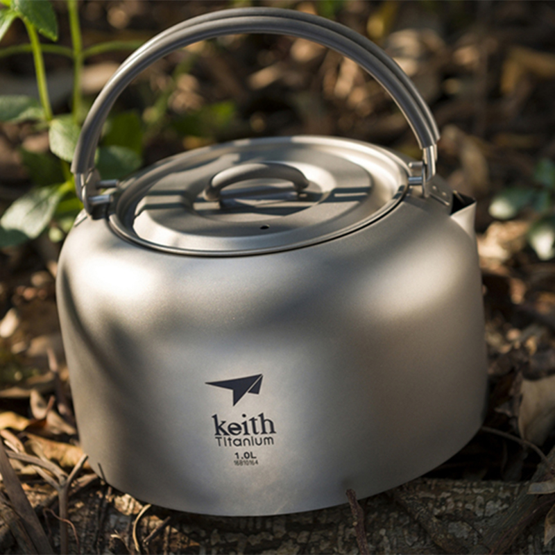 Keith Titanium Kettle 1L, cubi - Camping Cooking Utensils Kit reseña y precio