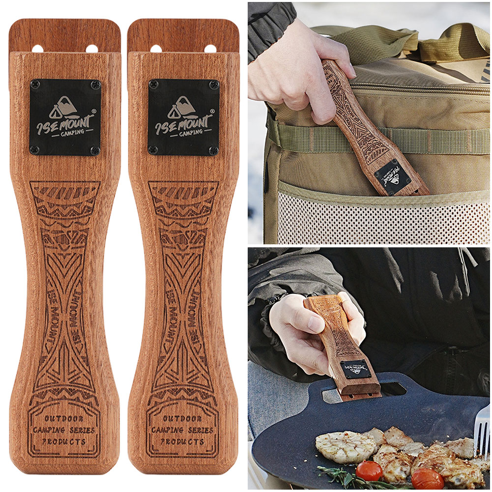 Sartén de madera natural para  - Camping Cooking Survival reseña y precio