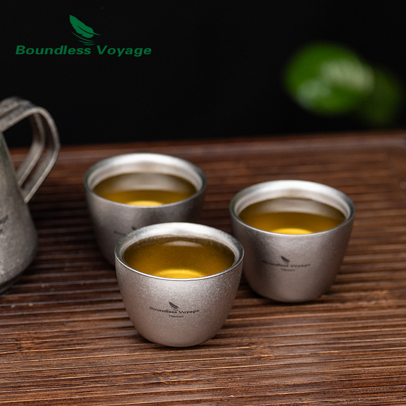 Tazas de té de titanio Boundle - Camping Cooking Mug reseña y precio