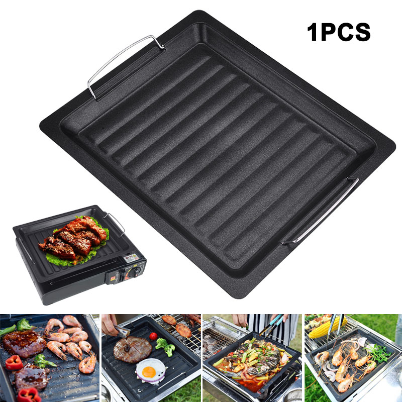 Sartén cuadrada gruesa para ex - Camping Cooking Survival reseña y precio