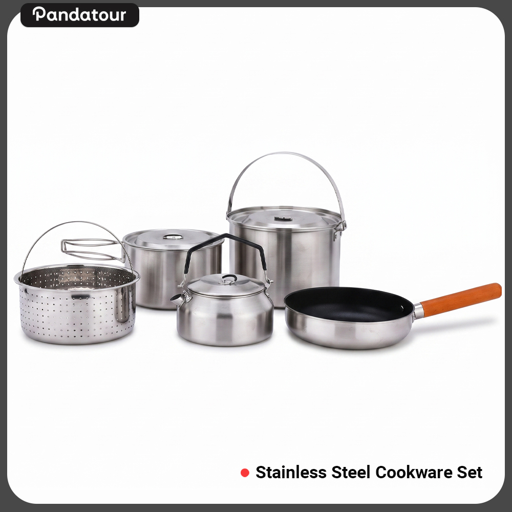 Pandatour Juego de Utensilios  - Camping Cooking Survival reseña y precio