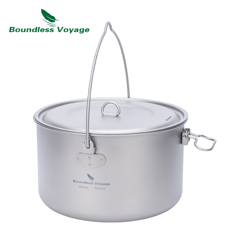 Olla de titanio Boundless Voya - Camping Cooking Essentials reseña y precio