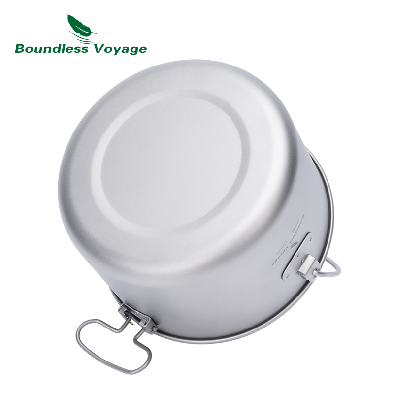 Olla de titanio Boundless Voya - Camping Cooking Essentials reseña y precio