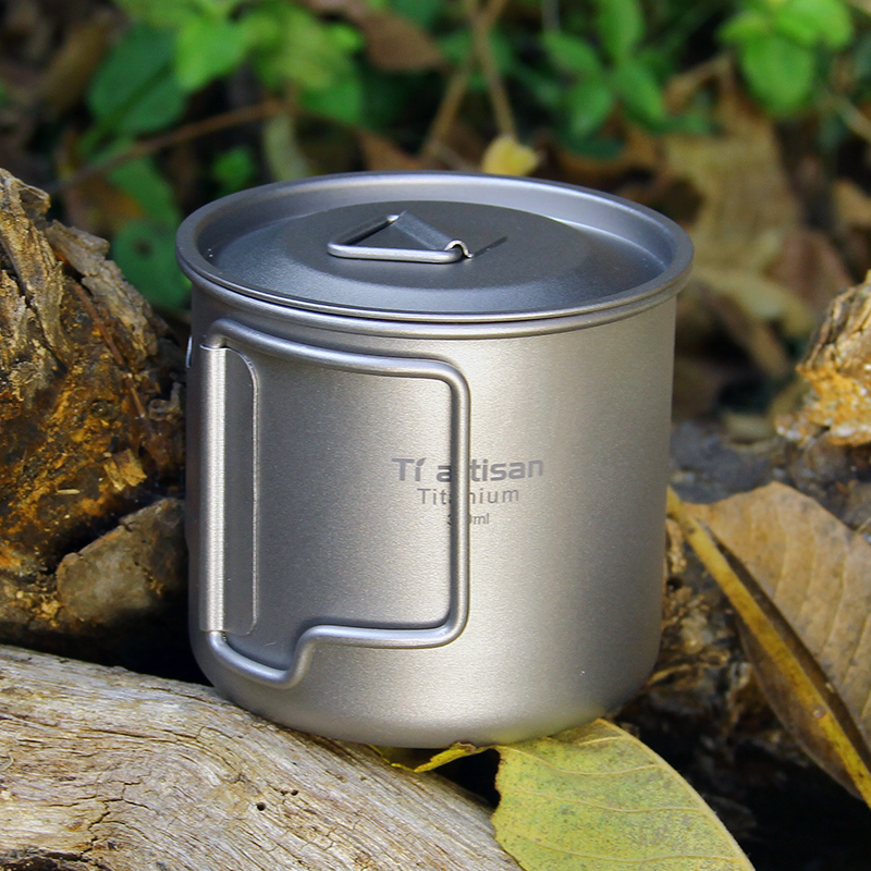 Tiartisan-taza de titanio puro - Camping Cooking Mug reseña y precio