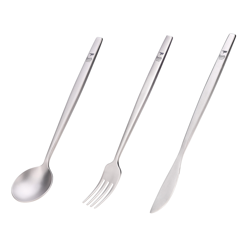 Keith-cuchara portátil de tita - Camping Cooking Utensils Kit reseña y precio