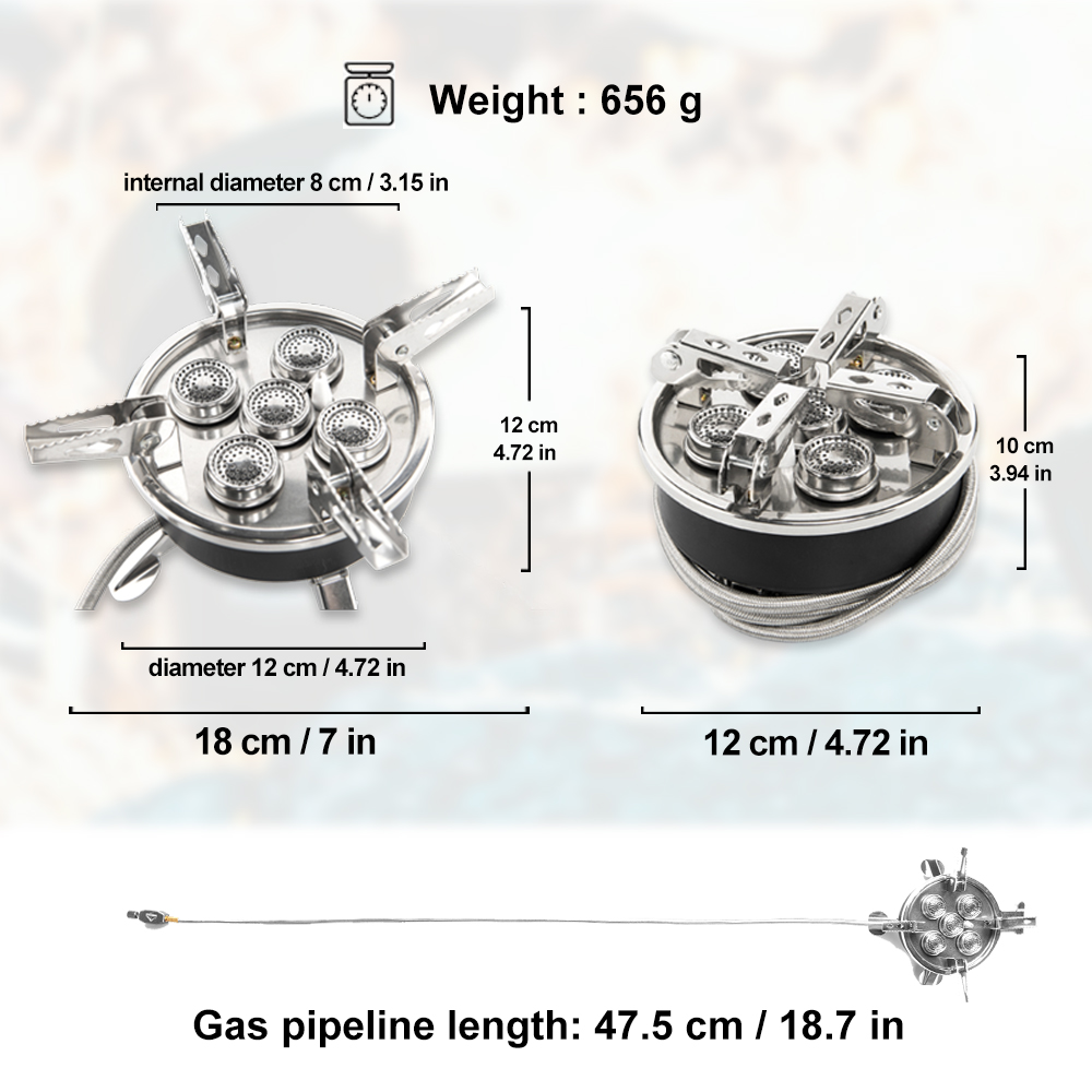 Estufa de Gas Widesea para aca - Camping Cooking Plate reseña y precio