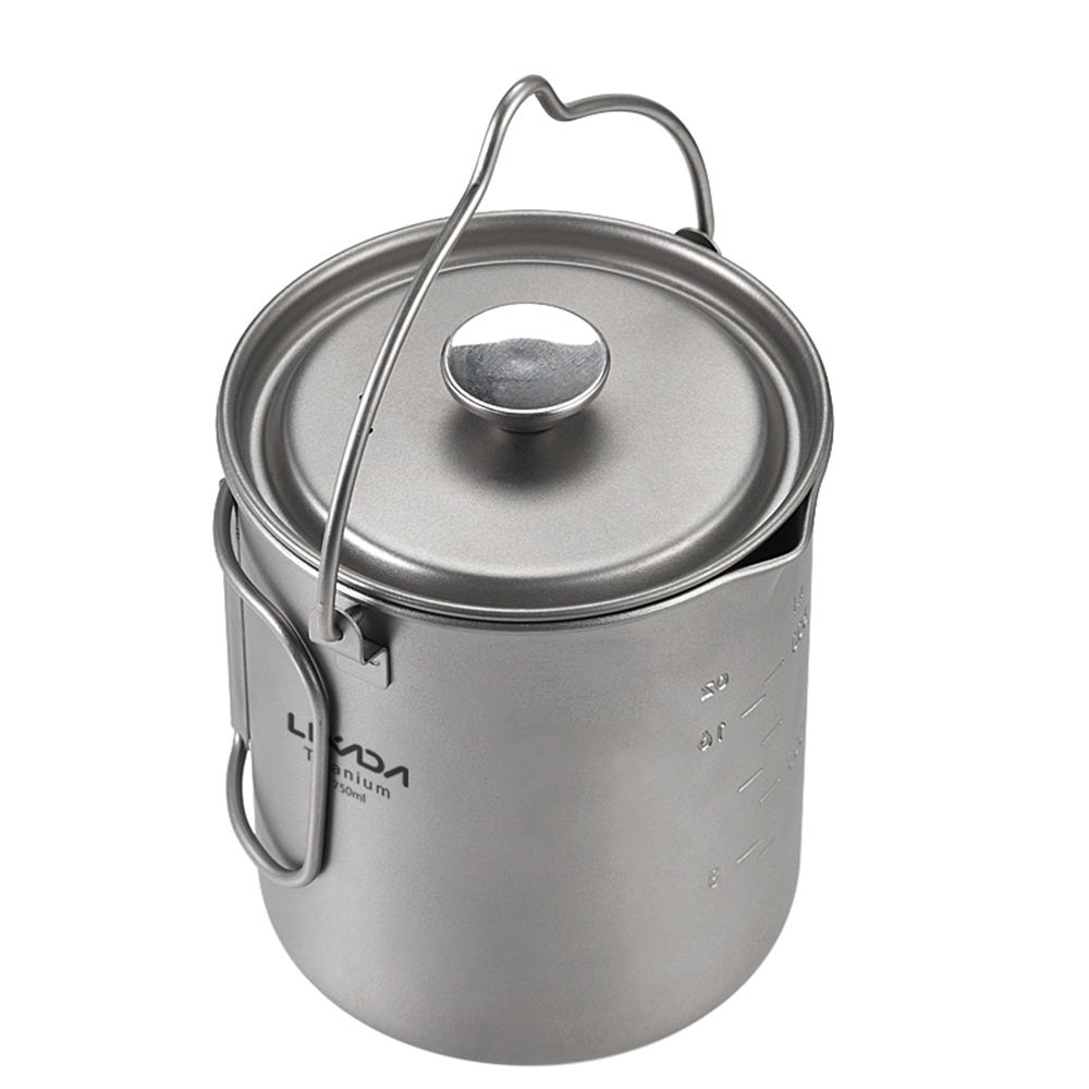 Lixada-taza de café de titanio - Camping Cooking Mug reseña y precio
