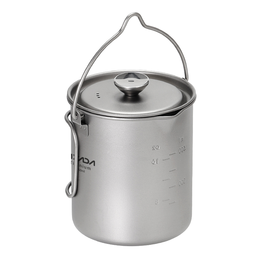 Lixada-taza de café de titanio - Camping Cooking Mug reseña y precio