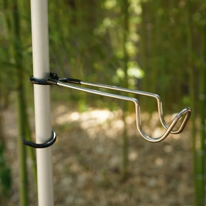 Gancho de soporte de luz portá - Camping Cooking Hanger reseña y precio