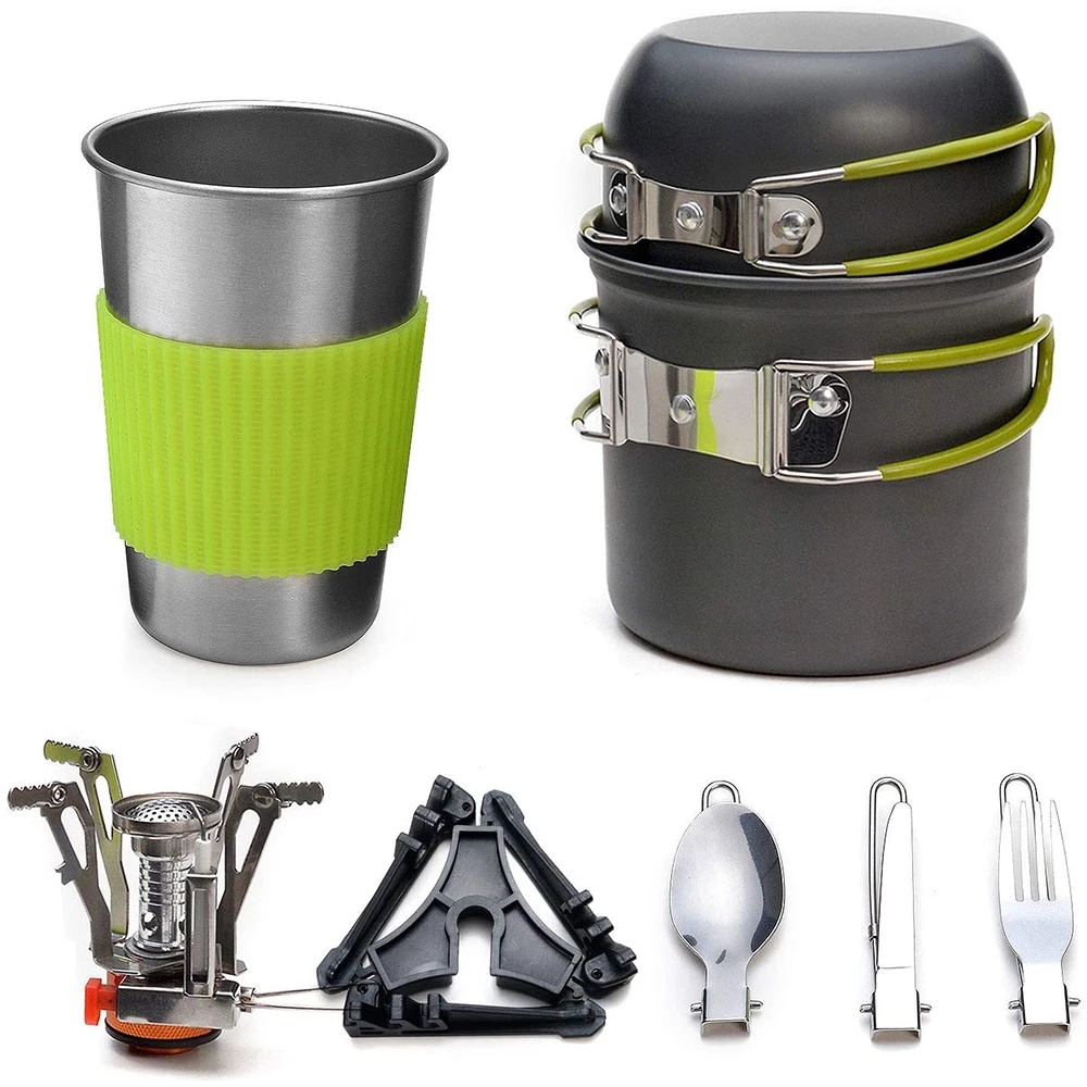 Kit de utensilios de cocina pa - Camping Cooking Essentials reseña y precio